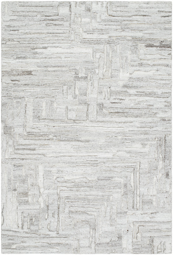 Calgary CGR-2302 9' x 12' Handmade Rug CGR2302-912  Off-White, Taupe, Ivory, White Surya