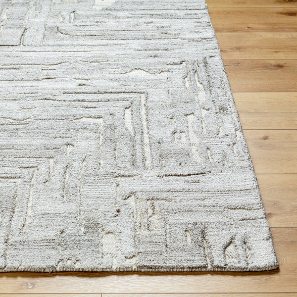 Calgary CGR-2302 9' x 12' Handmade Rug CGR2302-912  Off-White, Taupe, Ivory, White Surya
