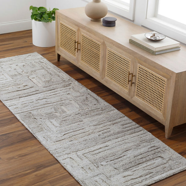 Surya Calgary Eco-friendly Hand Tufted 2' X 3' Rug - Luxurious Comfort, Modern Style & Durability Off,White Recycled Pet Yarn Cgr2302-268