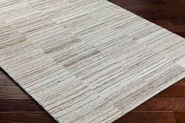 Calgary CGR-2303 9' x 12' Handmade Rug CGR2303-912  Light Gray, Gray, Charcoal, Beige, Brown Surya