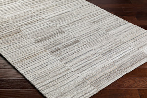 Surya Calgary Eco-friendly Hand Tufted 2' X 3' Rug - Luxurious Comfort, Modern Style & Durability Light Gray Recycled Pet Yarn Cgr2303-23