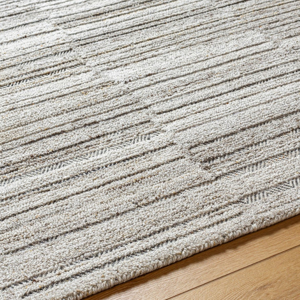 Surya Calgary Eco-friendly Hand Tufted 2' X 3' Rug - Luxurious Comfort, Modern Style & Durability Light Gray Recycled Pet Yarn Cgr2303-23