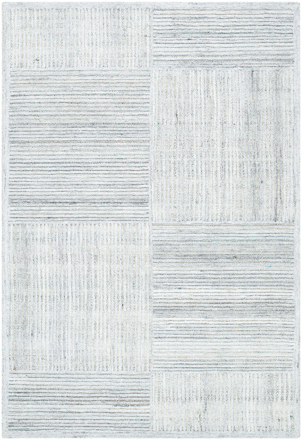 Calgary CGR-2304 9' x 12' Handmade Rug CGR2304-912  Light Slate, Cream Surya