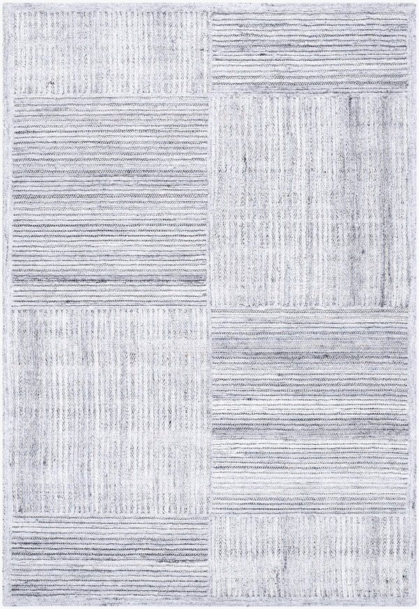 Surya Calgary Eco-friendly Hand Tufted 2' X 3' Rug - Luxurious Comfort, Modern Style & Durability Light Slate Recycled Pet Yarn Cgr2304-23