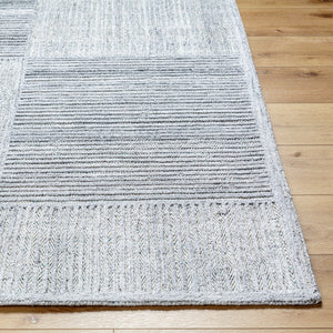 Calgary CGR-2304 9' x 12' Handmade Rug CGR2304-912  Light Slate, Cream Surya