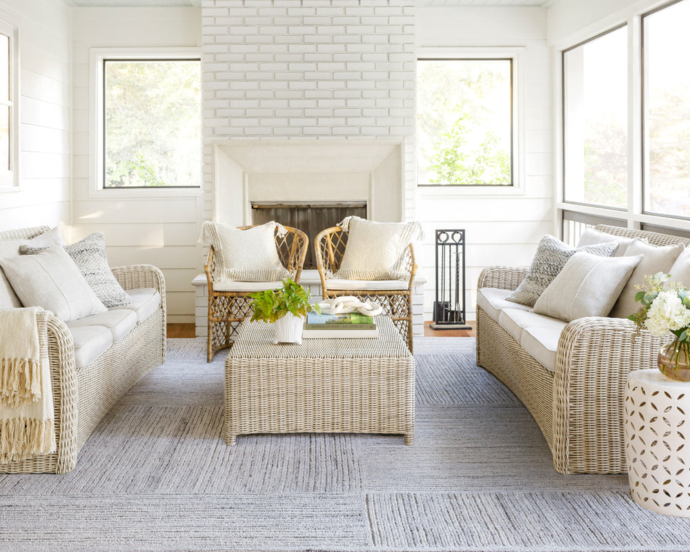 Calgary CGR-2304 9' x 12' Handmade Rug CGR2304-912  Light Slate, Cream Surya