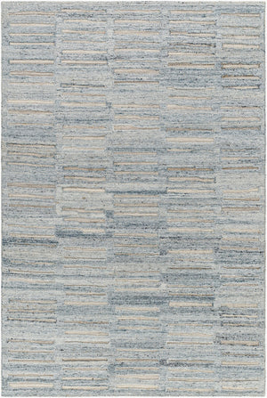 Surya Calgary Eco-friendly Hand Tufted 2' X 3' Rug - Luxurious Comfort, Modern Style & Durability Pale Blue Recycled Pet Yarn Cgr2306-1014