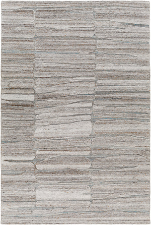 Calgary CGR-2307 9' x 12' Handmade Rug CGR2307-912  Medium Gray, Taupe, Light Brown, Brown Surya