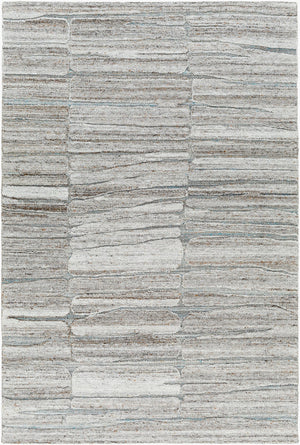 Surya Calgary Eco-friendly Hand Tufted 2' X 3' Rug - Luxurious Comfort, Modern Style & Durability Medium Gray Recycled Pet Yarn Cgr2307-23