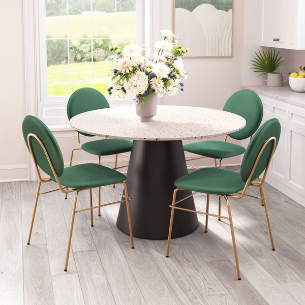 Zuo Modern Jorf Dining Table In Beige & Bronze - Stylish Mdf And Steel Design For Modern Dining Spaces! Beige Mdf,Steel 109928-zuo-modern