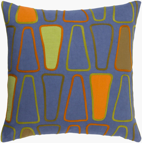 Surya Charade 22"L X 22"W Durable Cotton Accent Pillow - Revitalize Your Modern Decor With Charm! Camel Cotton Cha002-2222d