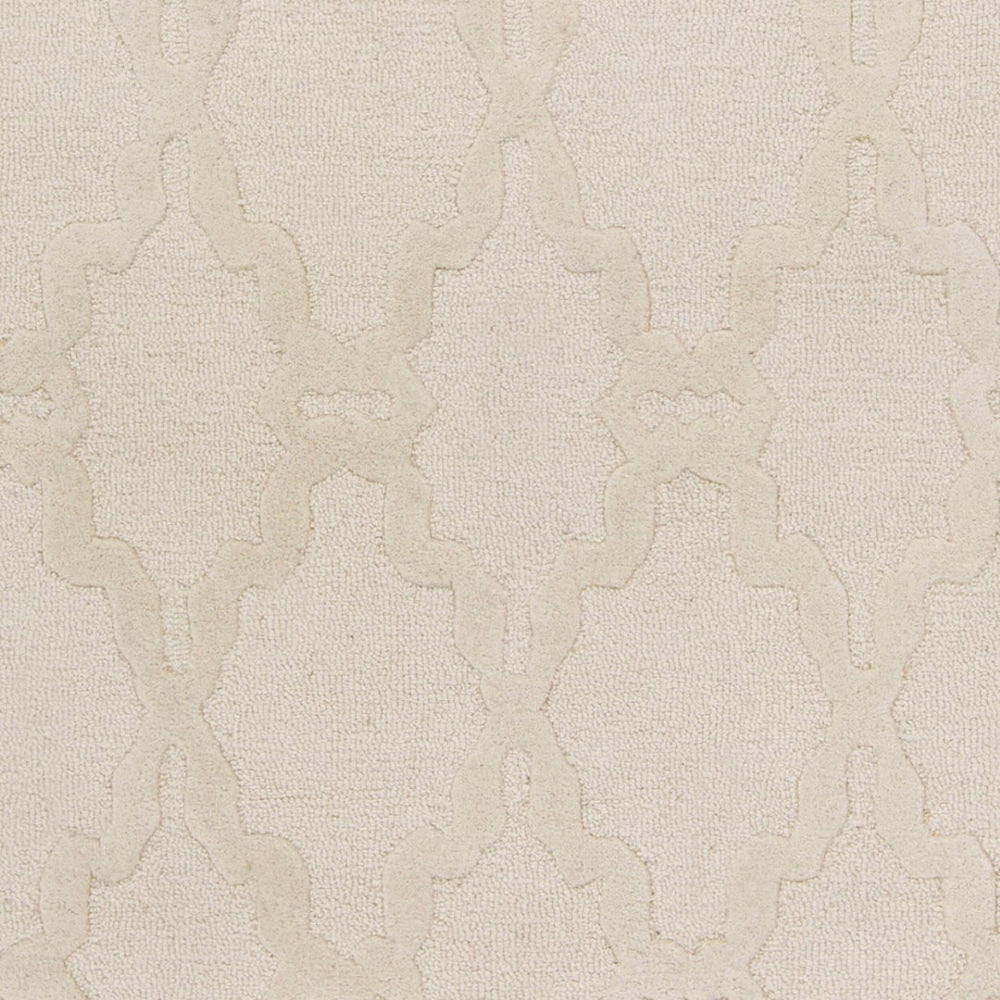 Surya Chandler Handmade 3'3" X 5'3" Wool Rug - Eye-catching Global Style With Unique High/Low Design Off,White Wool Cha4000-3353