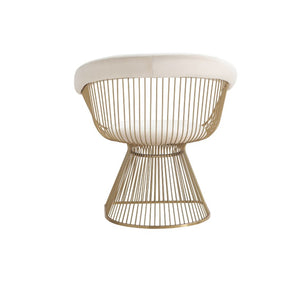 VIG Furniture Chandler Plush Beige Velvet Dining Chair With Sculpted Windsor Back & Polished Gold Stainless Base VGZAY007-BEI-DC