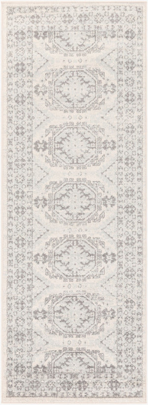 Livabliss Chester Global Pattern Polypropylene Runner Rug for Hallways and Entryways Seafoam, Charco 2'7" x 7'3" CHE2309-2773