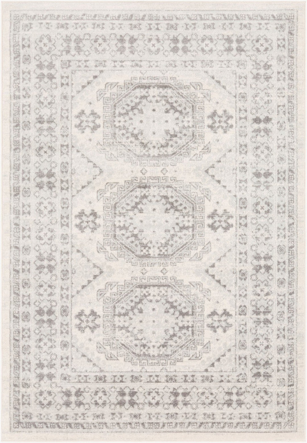 Livabliss Chester Global Pattern Polypropylene Runner Rug for Hallways and Entryways Seafoam, Charco 8'10" x 12' CHE2309-912