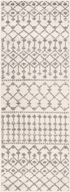 Livabliss Chester Global Pattern Polypropylene Runner Rug Woven in Turkey for Hallways Charcoal, Light 2'7" x 7'3" CHE2319-2773