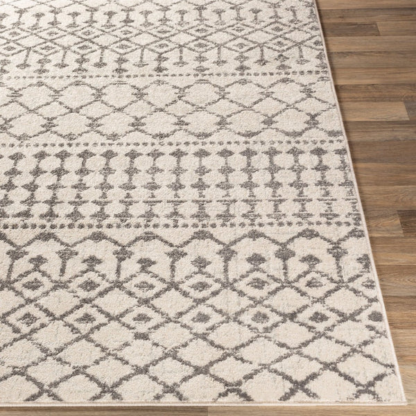 Livabliss Chester Global Pattern Polypropylene Runner Rug Woven in Turkey for Hallways Charcoal, Light 2'7" x 7'3" CHE2319-2773