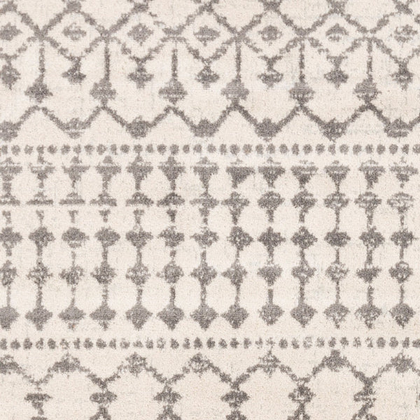 Livabliss Chester Global Pattern Polypropylene Runner Rug Woven in Turkey for Hallways Charcoal, Light 2'7" x 7'3" CHE2319-2773