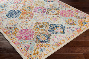 Livabliss Chester Traditional Polypropylene Square Area Rug for Living Room or Dining Space CHE2322-53RD