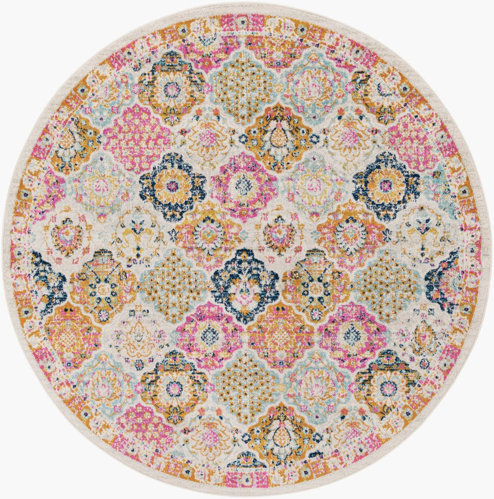 Livabliss Chester Traditional Polypropylene Square Area Rug for Living Room or Dining Space CHE2322-53RD