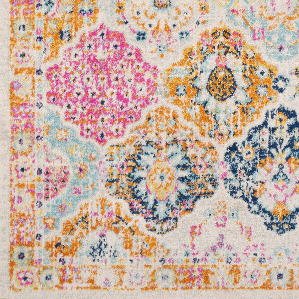Livabliss Chester Traditional Polypropylene Square Area Rug for Living Room or Dining Space CHE2322-53RD