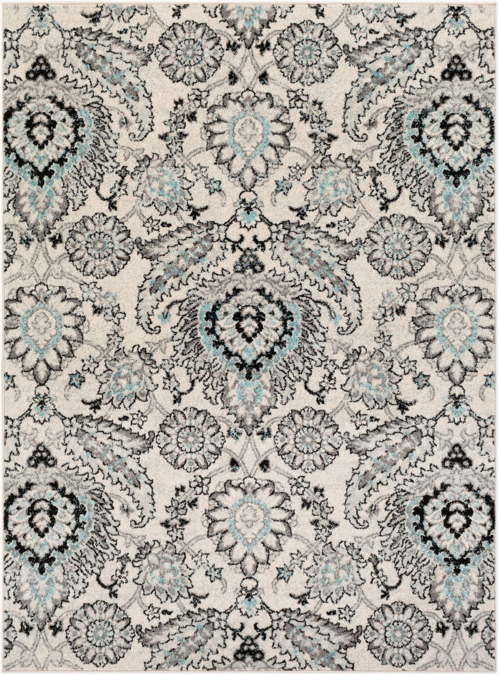 Livabliss Chester Traditional Polypropylene Area Rug Stain Resistant Medium Pile for Living Rooms CHE2323-5373