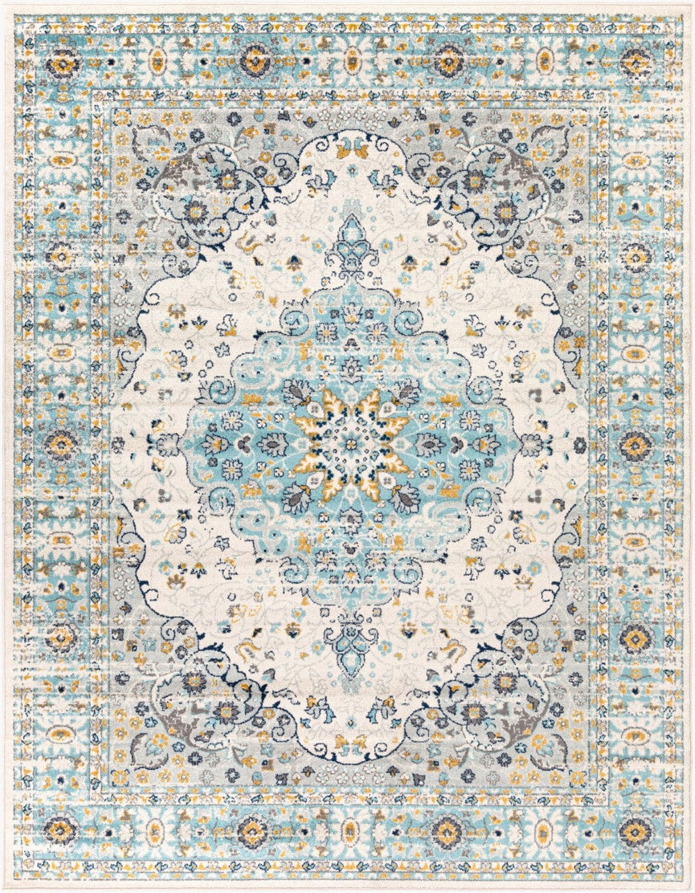 Livabliss Chester Traditional Motif Polypropylene Area Rug Low Pile Formal Living Room Accent CHE2334-710103