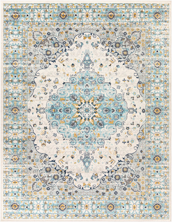 Livabliss Chester Traditional Motif Polypropylene Area Rug Low Pile Formal Living Room Accent CHE2334-710103