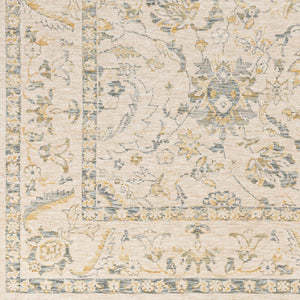 Chicago CHG-2300 8'10" x 12'8" Machine Woven Rug CHG2300-810127  Light Beige, Slate, Mustard Surya