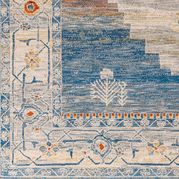 Livabliss Chicago Traditional Turkish Style Polyester Area Rug with Fringe for Large Living Rooms Slate, Blue 12' x 15'7" CHG2303-1111157