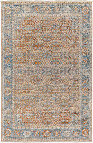 Livabliss Chicago Traditional Polyester Area Rug with Fringe Border for Large Living Spaces Light Beige, Ru 8'10" x 12'8" CHG2304-810127