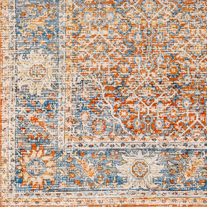 Chicago CHG-2304 8'10" x 12'8" Machine Woven Rug CHG2304-810127  Light Beige, Rust, Black, Slate, Blue Surya