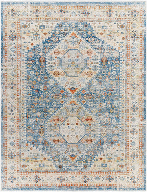 Livabliss Chicago Traditional Medallion Area Rug Turkey Woven Polyester Formal Living Room Accent Blue, Light Bei 12' x 15'7" CHG2309-1111157