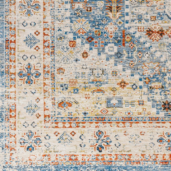 Livabliss Chicago Traditional Medallion Area Rug Turkey Woven Polyester Formal Living Room Accent Blue, Light Bei 12' x 15'7" CHG2309-1111157