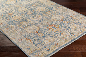 Chicago CHG-2310 8'10" x 12'8" Machine Woven Rug CHG2310-810127  Blue, Light Beige, Mustard, Slate, Burnt Orange Surya