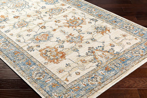 Livabliss Chicago Traditional Polyester Area Rug with Fringe Border for Living and Dining Rooms Slate, Light Be 12' x 15'7" CHG2311-1111157