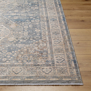 Livabliss Chicago Fringe Runner Rug Woven Polyester Traditional Hallway Entryway Low Pile Slate, Light Be 2'10" x 8' CHG2318-2108