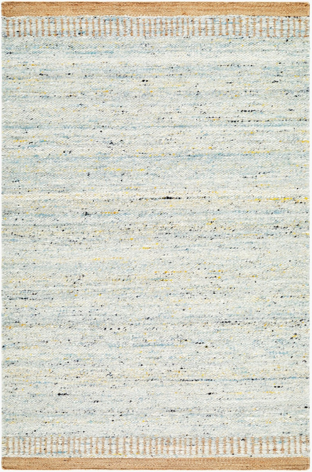 Livabliss Cherish Hand Woven Jute Wool Blend Area Rug Natural Texture for Large Living Spaces Mustard 9' x 12' CHH2301-912