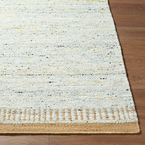 Livabliss Cherish Hand Woven Jute Wool Blend Area Rug Natural Texture for Large Living Spaces Mustard 9' x 12' CHH2301-912
