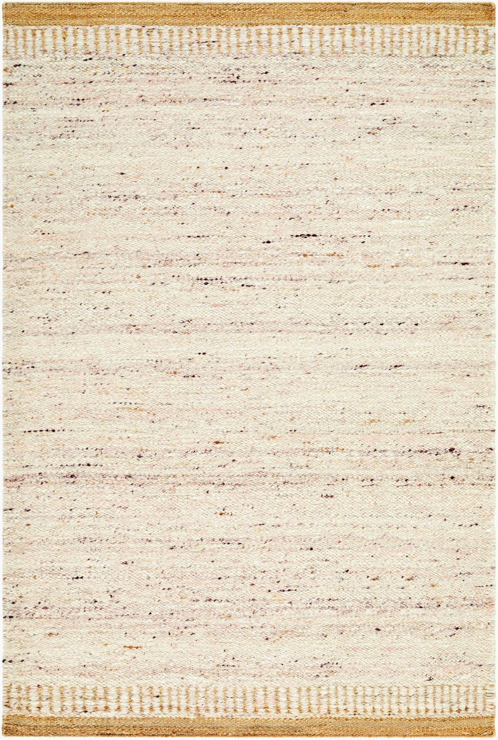 Livabliss Cherish Handwoven Jute Wool Area Rug for Large Living Rooms with Natural Low Pile Ivory, Sandston 10' x 14' CHH2302-1014