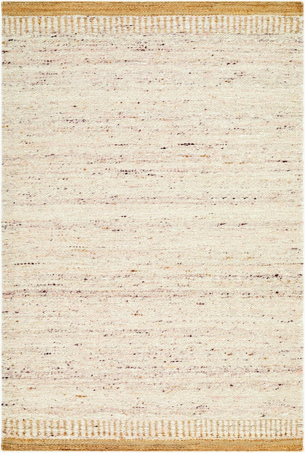 Livabliss Cherish Handwoven Jute Wool Area Rug for Large Living Rooms with Natural Low Pile Ivory, Sandston 10' x 14' CHH2302-1014