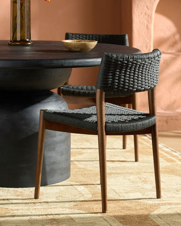 Surya Chia Fully Upholstered Foam Dining Chair Contemporary Design for Kitchen or Formal Table CHIA001-SET