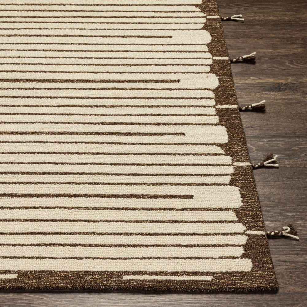 Livabliss Cherokee Hand Tufted Wool Accent Rug with Fringe Global Pattern for Entryway Layering CHK2311-23