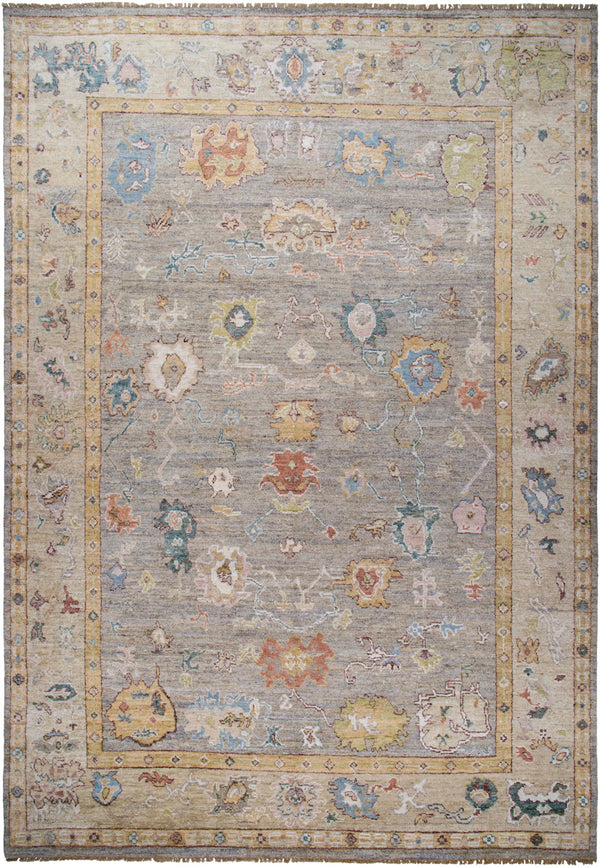 Chennai CHN-2300 9' x 12' Handmade Rug CHN2300-912  Ash, Light Silver, Natural Surya