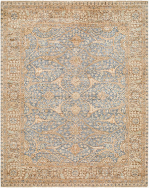 Surya Chennai Hand Knotted Silk Area Rug Lustrous Traditional Design for Formal Living Spaces 9' x 12' Rectangle CHN2302-912