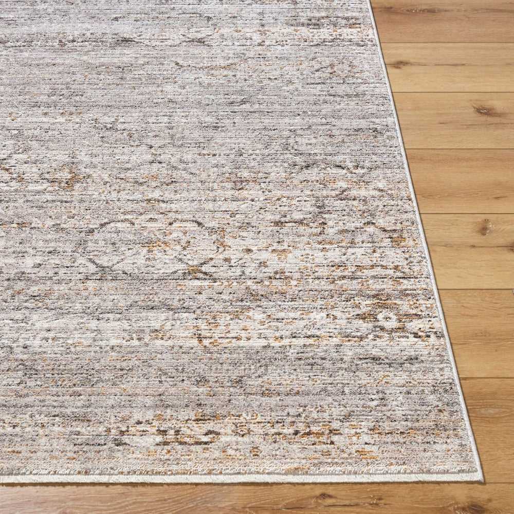 Livabliss Chapel Hill Medallion Area Rug Turkey Woven Polyester Fringe Accent for Living Rooms Ivory, Black 6'7" x 9' CHP2300-679