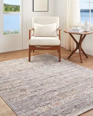 Livabliss Chapel Hill Medallion Area Rug Turkey Woven Polyester Fringe Accent for Living Rooms Ivory, Black 6'7" x 9' CHP2300-679