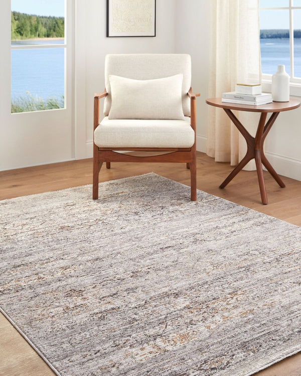 Livabliss Chapel Hill Medallion Area Rug Turkey Woven Polyester Fringe Accent for Living Rooms Ivory, Black 6'7" x 9' CHP2300-679