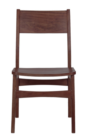 Porter Designs Porter Portola Solid Acacia Wood Dining Chair Set – Stylish Mid-century Modern Design For Any Space Brown Wood 07-108-02-0022