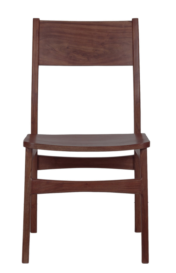 Porter Designs Porter Portola Solid Acacia Wood Dining Chair Set – Stylish Mid-century Modern Design For Any Space Brown Wood 07-108-02-0022